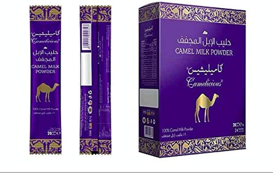 1 Camelicious Camel Milk Powder Sachet Box (24 × 20g)